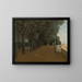 terras van de Villa Pamphili in Rome - Jean-Baptiste-Camille Corot — ingelijst kunstwerk aan de muur