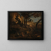 Saint Jerome - Jean-Baptiste-Camille Corot — framed artwork on a wall
