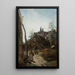 Semur le chemin de l'église - Jean-Baptiste-Camille Corot — ingelijst kunstwerk aan de muur