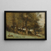 Forest Underwood - Jean-Baptiste-Camille Corot — framed artwork on a wall