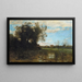 Souvenir des dunes de Dunkerque - Jean-Baptiste-Camille Corot — ingelijst kunstwerk aan de muur