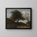 Souvenir de Normandie - Jean-Baptiste-Camille Corot — ingelijst kunstwerk aan de muur