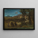Studie voor De Verwoesting van Sodom - Jean-Baptiste-Camille Corot — ingelijst kunstwerk aan de muur