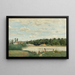 Het bad - Jean-Baptiste-Camille Corot — ingelijst kunstwerk aan de muur
