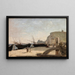La plage d'Étretat - Jean-Baptiste-Camille Corot — ingelijst kunstwerk aan de muur