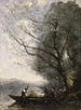 The ferryman - Jean-Baptiste-Camille Corot — artwork view