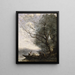 The ferryman - Jean-Baptiste-Camille Corot — framed artwork on a wall