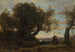 Les Bohémiens - Jean-Baptiste-Camille Corot — weergave van het kunstwerk