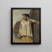 L'histoire de la Muse - Jean-Baptiste-Camille Corot — framed artwork on a wall