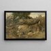 La Carrière de Chaise-Marie at Fontainebleau - Jean-Baptiste-Camille Corot — framed artwork on a wall