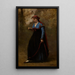 La Liseuse - Jean-Baptiste-Camille Corot — ingelijst kunstwerk aan de muur