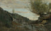 Een stroomversnelling in de Abruzzen - Jean-Baptiste-Camille Corot — weergave van het kunstwerk