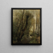 A stream near Beauvais - Jean-Baptiste-Camille Corot — framed artwork on a wall