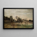 Ville-d'Avray vachère à l'étang - Jean-Baptiste-Camille Corot — framed artwork on a wall