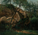 Jong herder tussen de rotsen, Fontainebleau-bos - Jean-Baptiste-Camille Corot — weergave van het kunstwerk