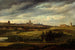 van Parijs uitzicht genomen vanaf de heuvels van Gentilly - Jean-Baptiste-Gabriel Langlac — weergave van het kunstwerk