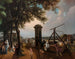 La Pompe Marchande du Cours la Reine - Jean-Baptiste Bizard — weergave van het kunstwerk
