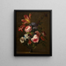 Bloemenvaas - Jean-Baptiste Blain de Fontenay — ingelijst kunstwerk aan de muur