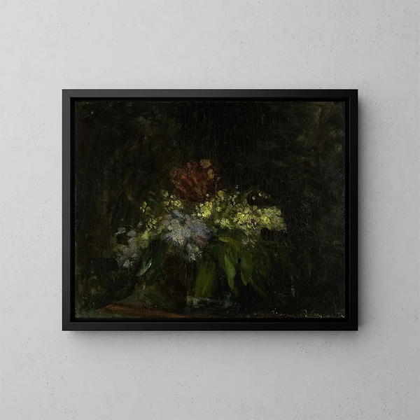 Bloemenboeket met lelietje-van-dalen - Jean-Baptiste Carpeaux — ingelijst kunstwerk aan de muur