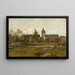 Het dorp Woluwé - Jean-Baptiste Degreef — ingelijst kunstwerk aan de muur