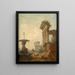 Personages orientaux dans des ruines antiques - Jean-Baptiste Hilaire — ingelijst kunstwerk aan de muur