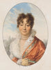 portret van gravin Marie Ulrika Läänsk - Jean-Baptiste Isabey — weergave van het kunstwerk