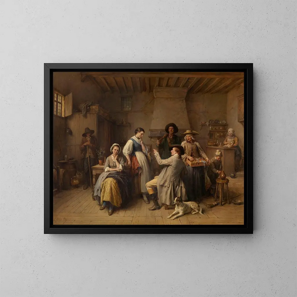 Courtoisie - Jean-Baptiste Madou — framed artwork on a wall