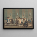 Café des Patriotes Een huis van café des patriotes - Jean-Baptiste Morret — ingelijst kunstwerk aan de muur