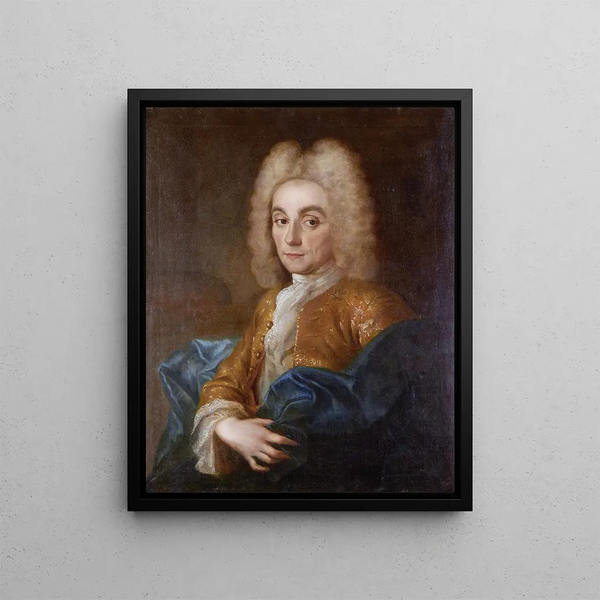 Charles François De La Baume Le Blanc Duke Of La Vallière - Jean-Baptiste Oudry — framed artwork on a wall