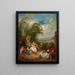 Een feestelijke landelijke scène tijdens de druivenoogst - Jean-Baptiste Pater — ingelijst kunstwerk aan de muur