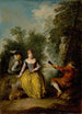 Un concert pastoral - Jean-Baptiste Pater — weergave van het kunstwerk