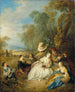 Het liefdevolle concert - Jean-Baptiste Pater — weergave van het kunstwerk