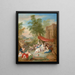 van Jean-Baptiste Pater's Schilderij Les Baigneuses, badende vrouwen in een landschap — ingelijst kunstwerk aan de muur