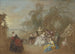 op het terras - Jean-Baptiste Pater — weergave van het kunstwerk