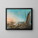 Aan de monding van de rivier de Taag - Jean-Baptiste Pillement — ingelijst kunstwerk aan de muur