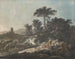 van Bergers rustend bij een beek - Jean-Baptiste Pillement — weergave van het kunstwerk
