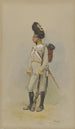 Een staande grenadier van de gemeentelijke garde - Jean-Baptiste Édouard Detaille — weergave van het kunstwerk
