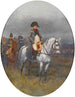 Napoleon te paard schilderij - Jean-Baptiste Édouard Detaille — weergave van het kunstwerk
