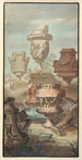 Fantaisie de ruines, vases et urnes - Jean-Charles Delafosse — weergave van het kunstwerk