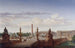 La place de la Concorde vue de la terrasse du bord de l'eau, le roi Louis-Philippe traverse la place en voiture - Jean-Charles Geslin — weergave van het kunstwerk