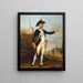 De burger Nau Deville in uniform van de nationale garde - Jean-François Bellier — ingelijst kunstwerk aan de muur