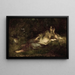 In rust - Jean-François Millet — ingelijst kunstwerk aan de muur