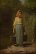 Jeune paysanne revenant du puits - Jean-François Millet | Reproduction — weergave van het kunstwerk