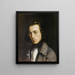 Portret van Jonge Man - Jean-François Millet — ingelijst kunstwerk aan de muur