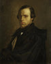 portret van de heer Le Courtois, schoonbroer van de kunstenaar - Jean-François Millet — weergave van het kunstwerk