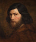 Zelfportret - Jean-François Millet — weergave van het kunstwerk
