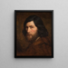 Zelfportret - Jean-François Millet — ingelijst kunstwerk aan de muur