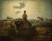 De herder - Jean-François Millet — weergave van het kunstwerk