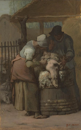 JeanFranois Millet - The Sheepshearers.webp
