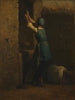 Vrouw bij de put - Jean-François Millet — weergave van het kunstwerk